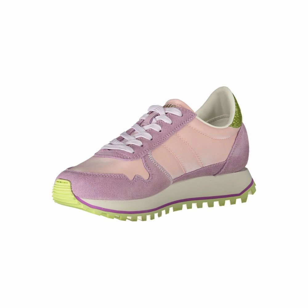 Steve Madden Platform Sneakers Blauer Pink Polyester Sneaker