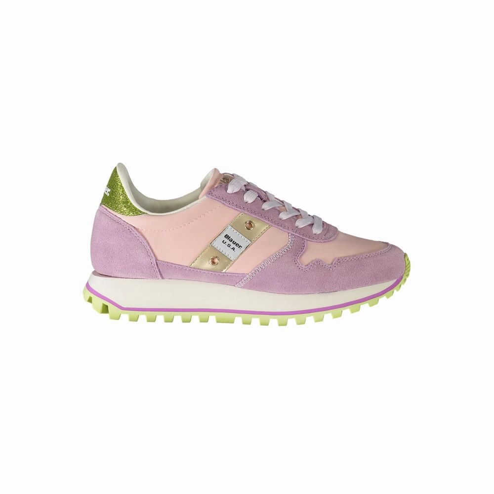 Blauer Pink Polyester Sneaker Prada Sneakers Sale