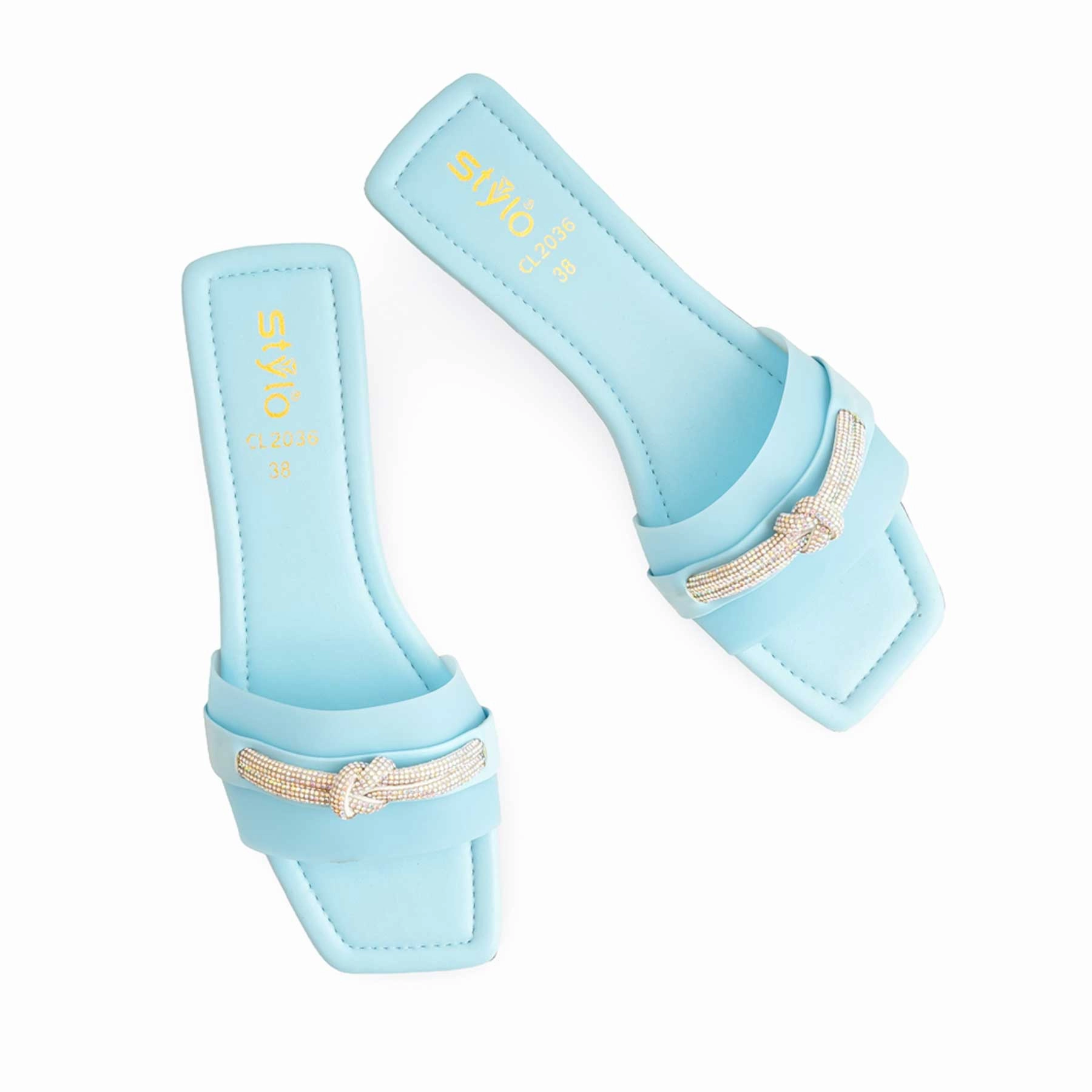 Blue Casual Slipper For Ladies CL2036 Towelie Slippers