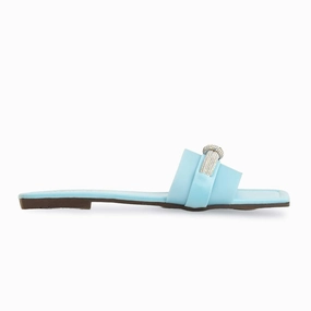 Blue Casual Slipper For Ladies CL2036 Slide Slippers