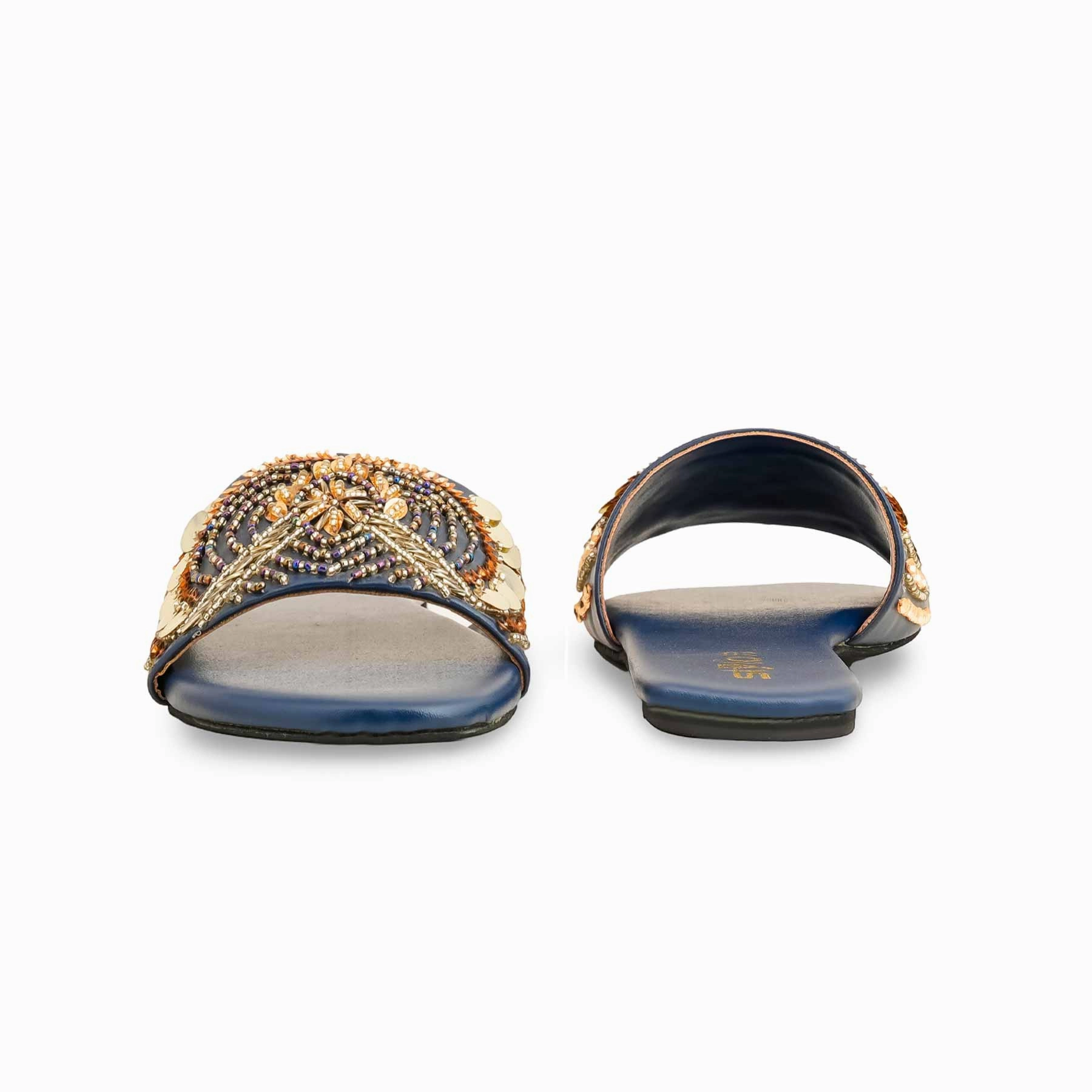 Blue Fancy Women Slipper EC0218 Slippers At Cvs