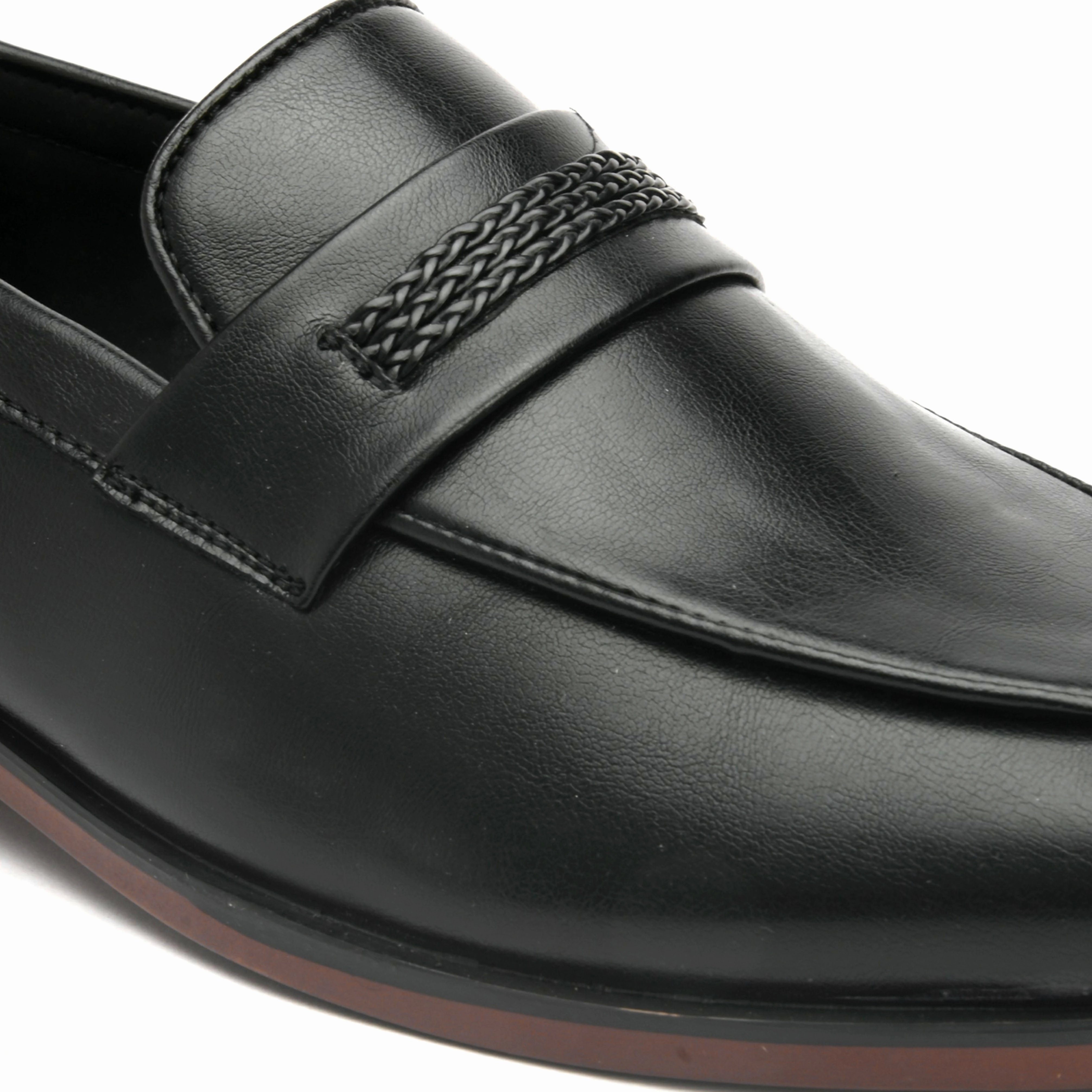 Riomar Loafers Bond Black Saddle Loafers