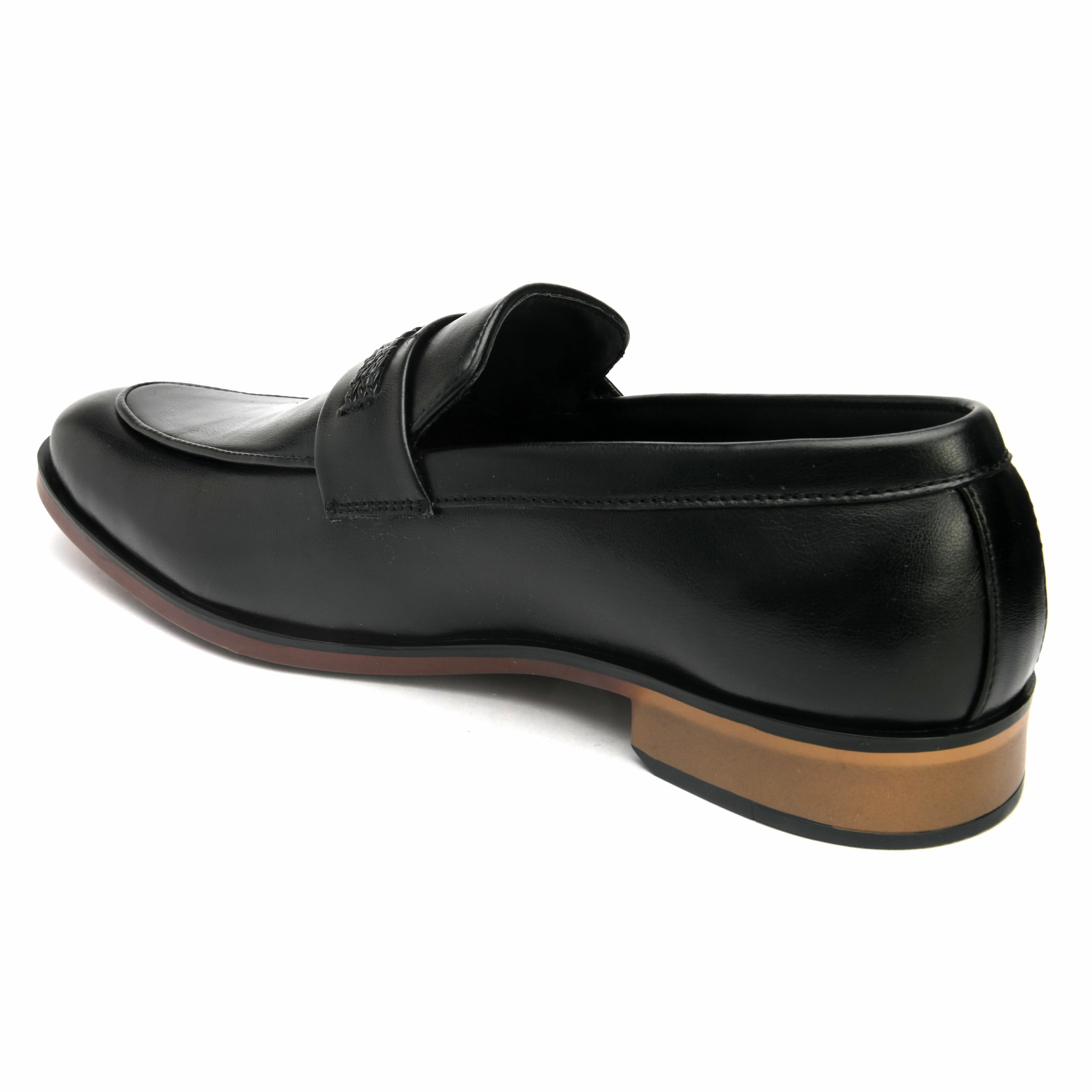 Bond Black Saddle Loafers Brown Suede Loafers