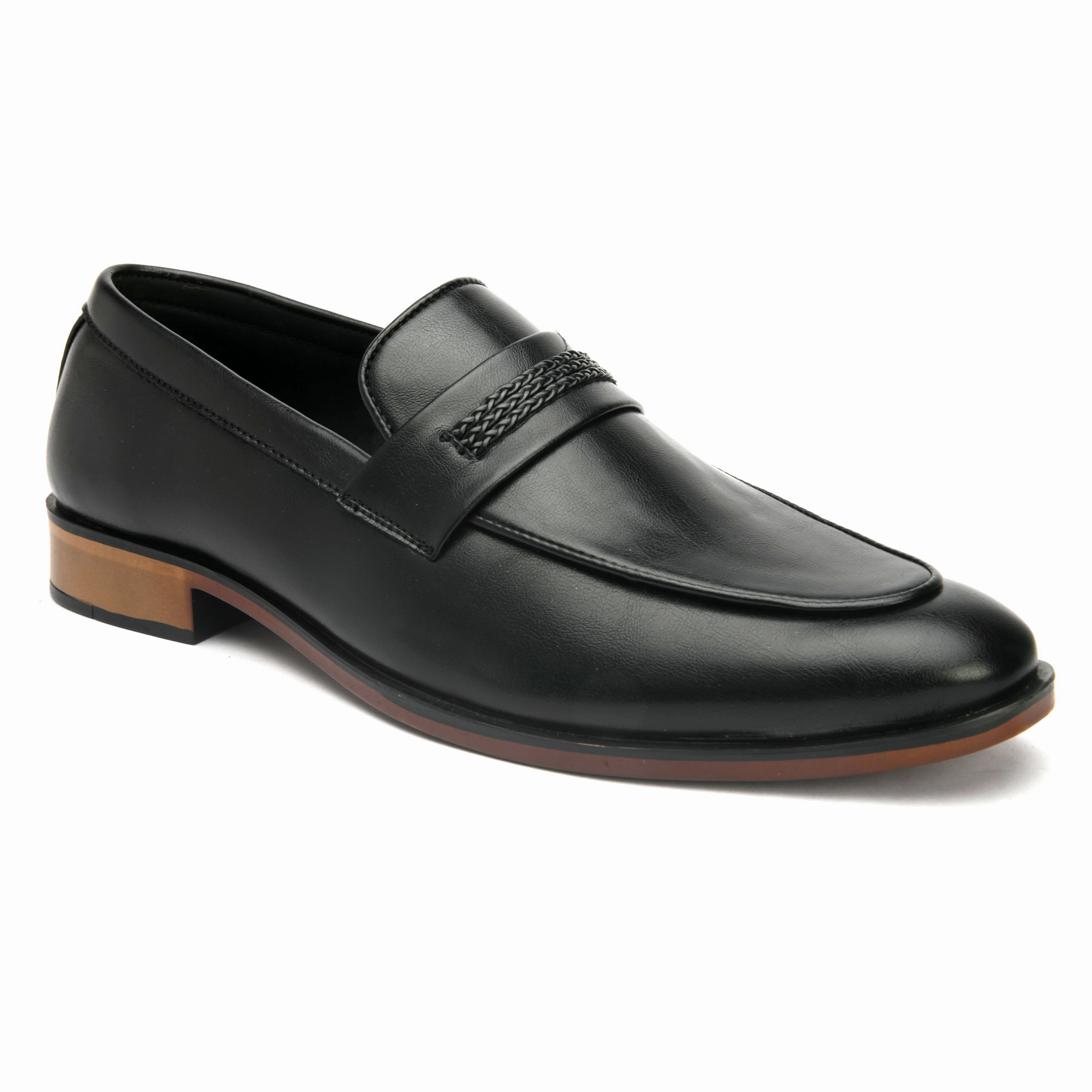 Bond Black Saddle Loafers Joggers With Loafers