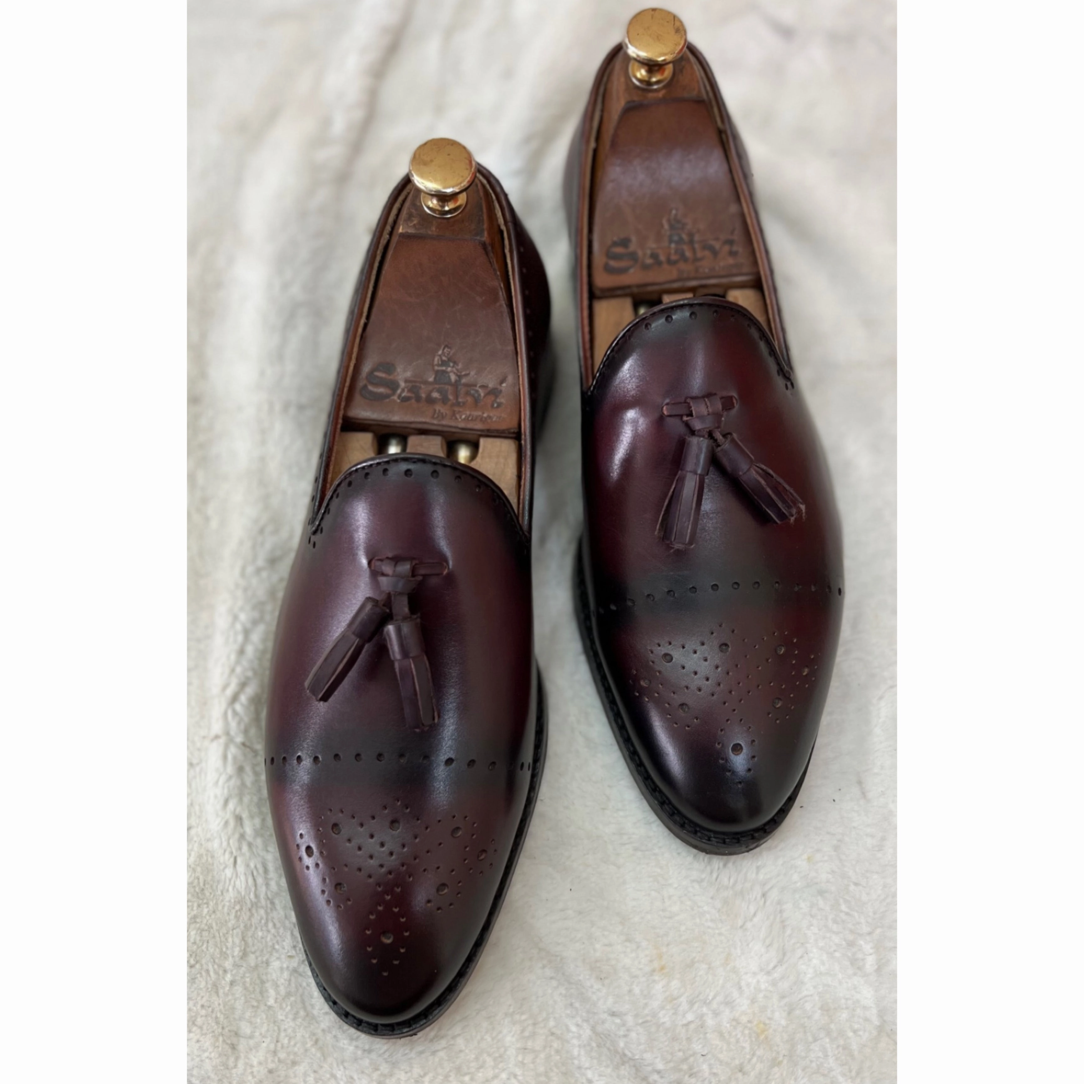 Affordable Mens Loafers Bordeaux Tassel Loafers