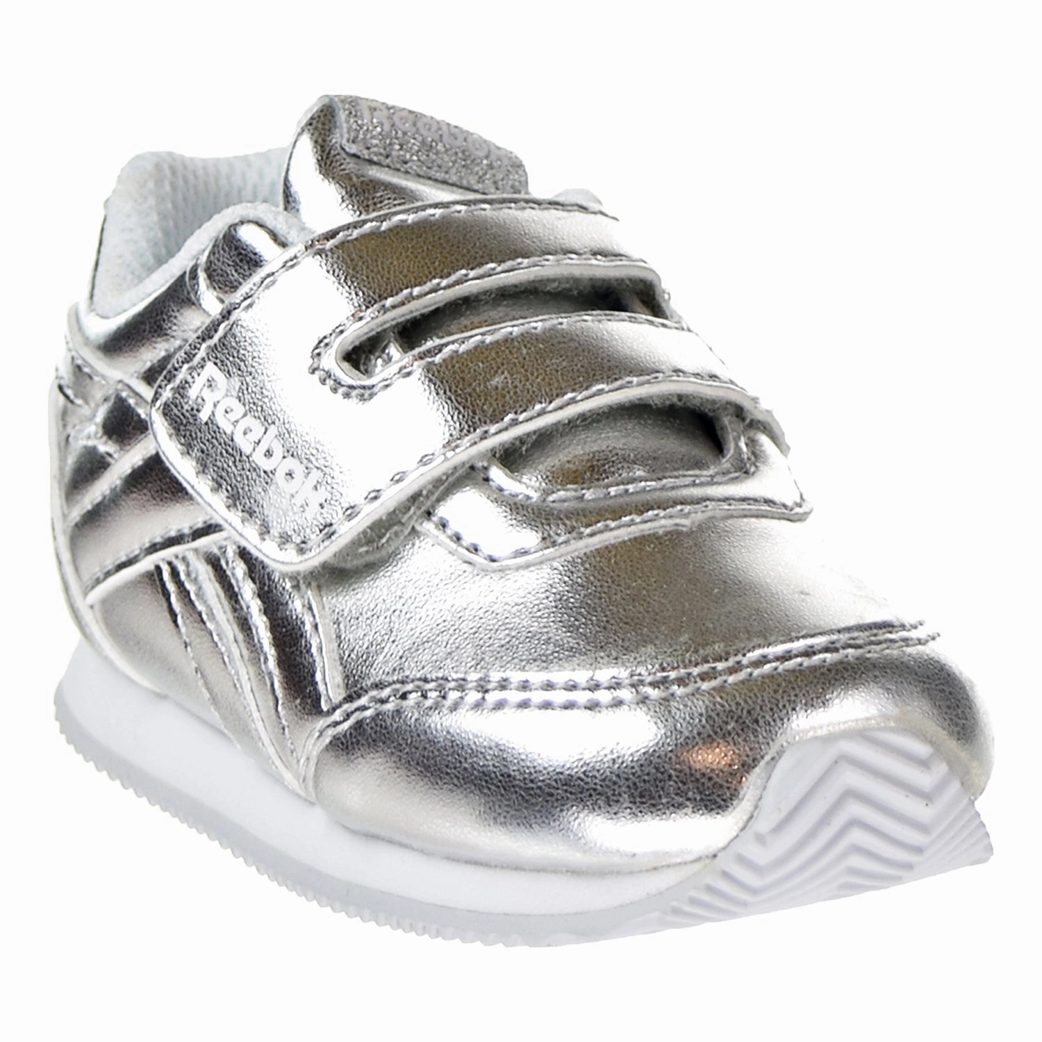 Low-top Sneakers Running Shoes Reebok Royal Classic Toddler's Jogger 2.0 KC Shoes Silver Metallic/White