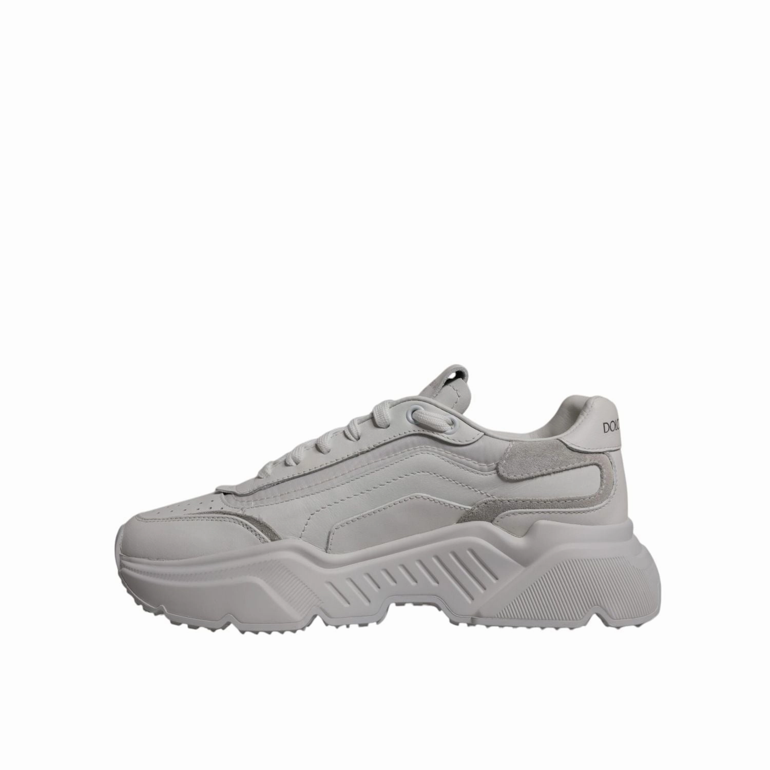 Dolce & Gabbana White Daymaster Low Top Sneakers Shoes Comfortable Platform Sneakers