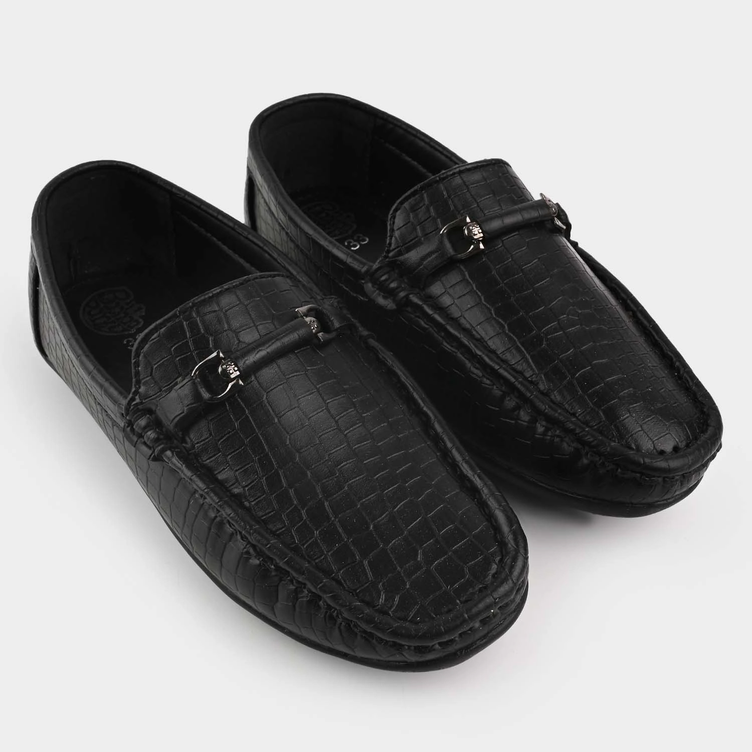 Boys Loafers 809-6-BLACK Loafers Patent