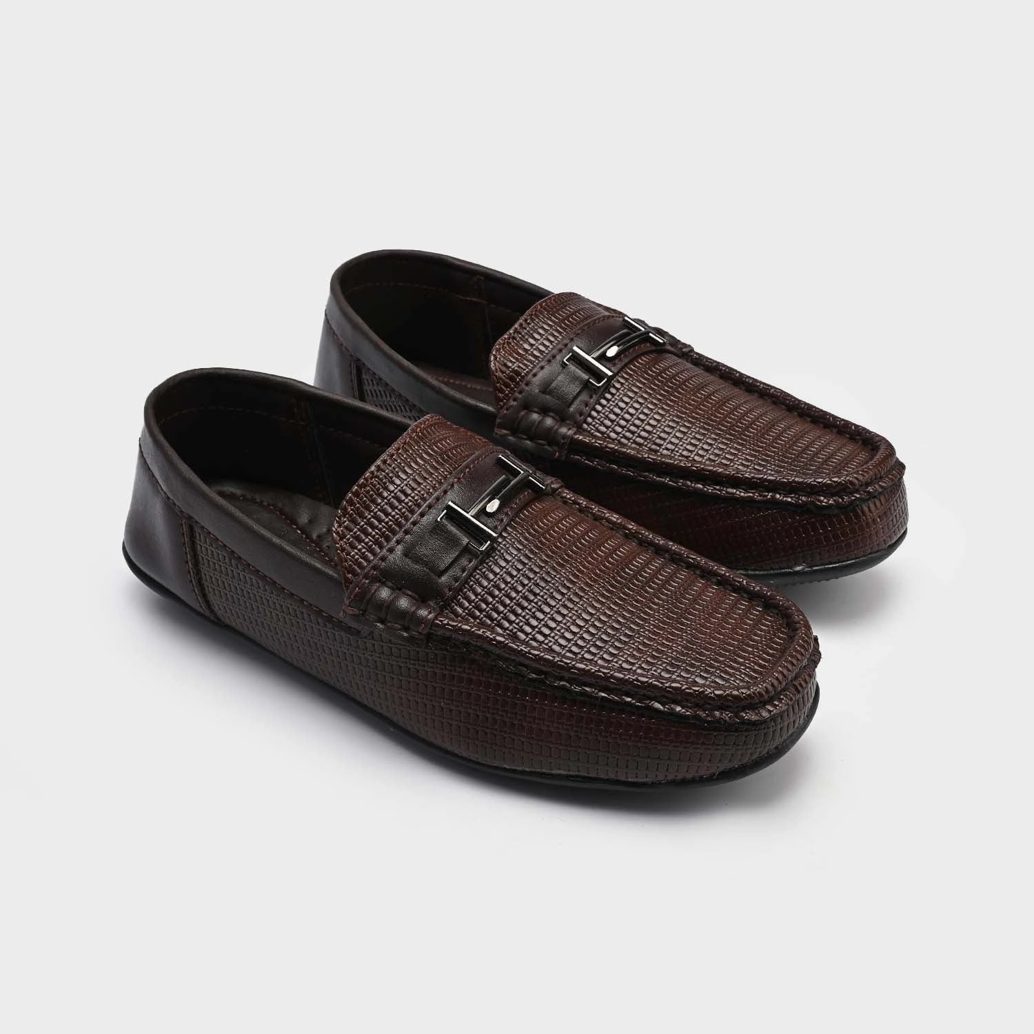 Mango Suede Loafers Boys Loafers 809-8-BROWN
