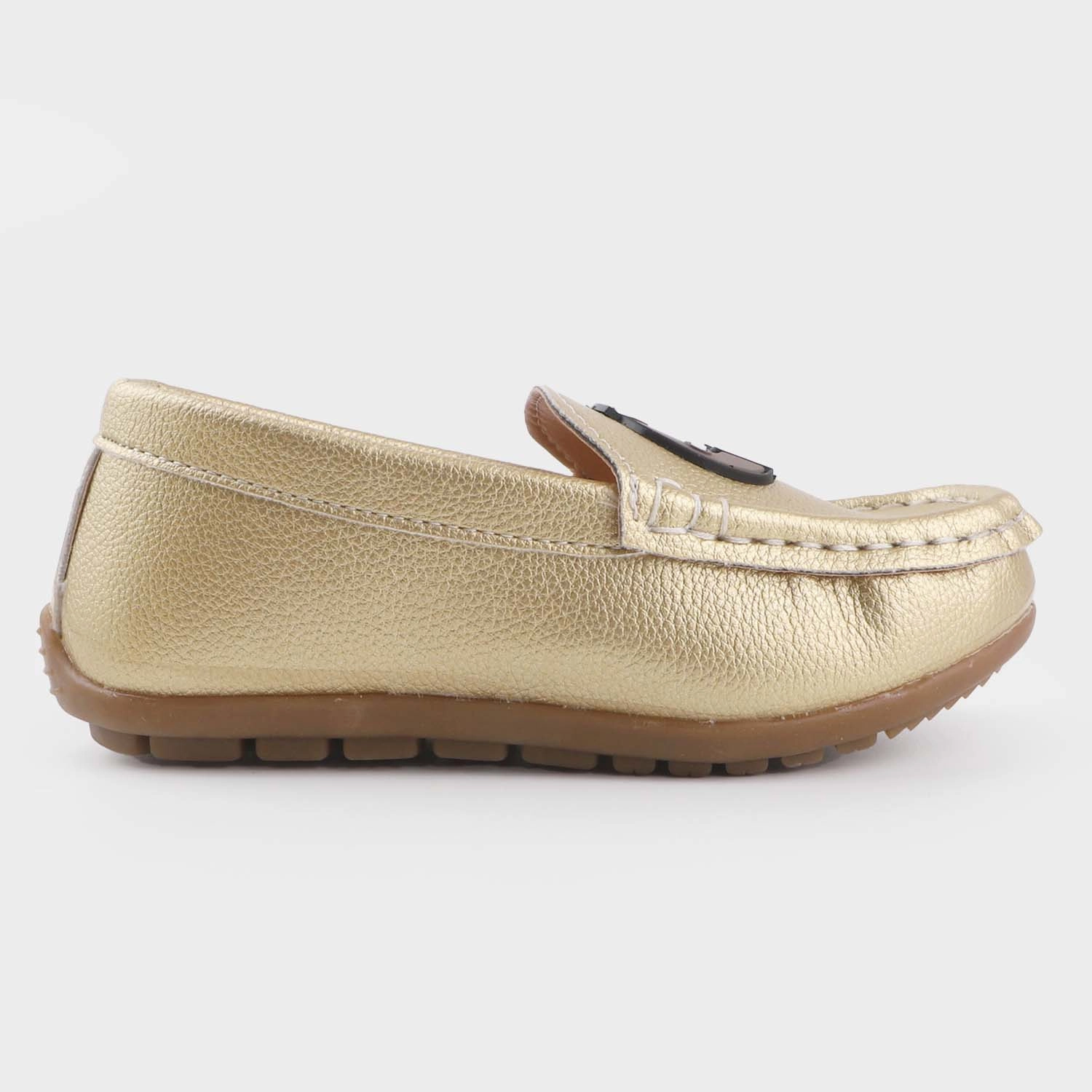 Boys Loafers R-208-BEIGE Loafers Black And White