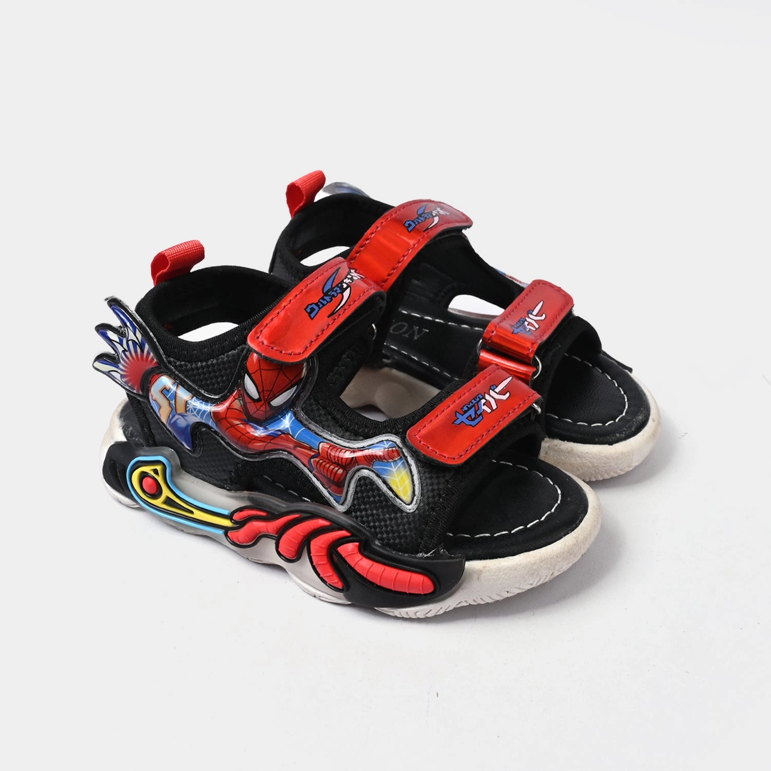 Platform Strappy Sandals Boys Sandal ABC-1-Red