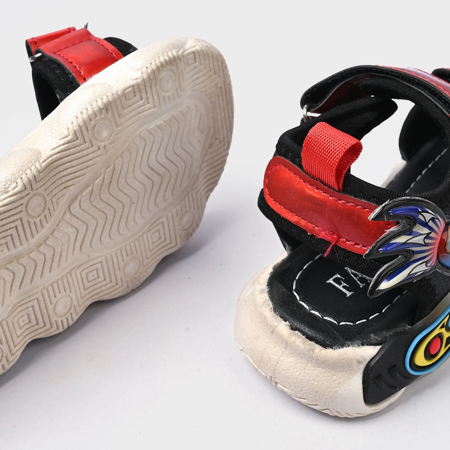 Sandals Pointed Toe Boys Sandal ABC-1-Red