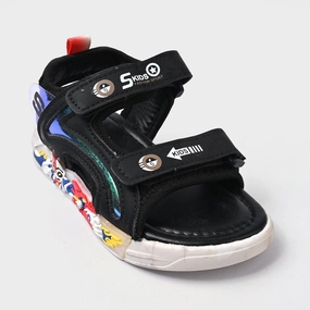 Boys Sandal R-14-BLACK Sydney Sandals