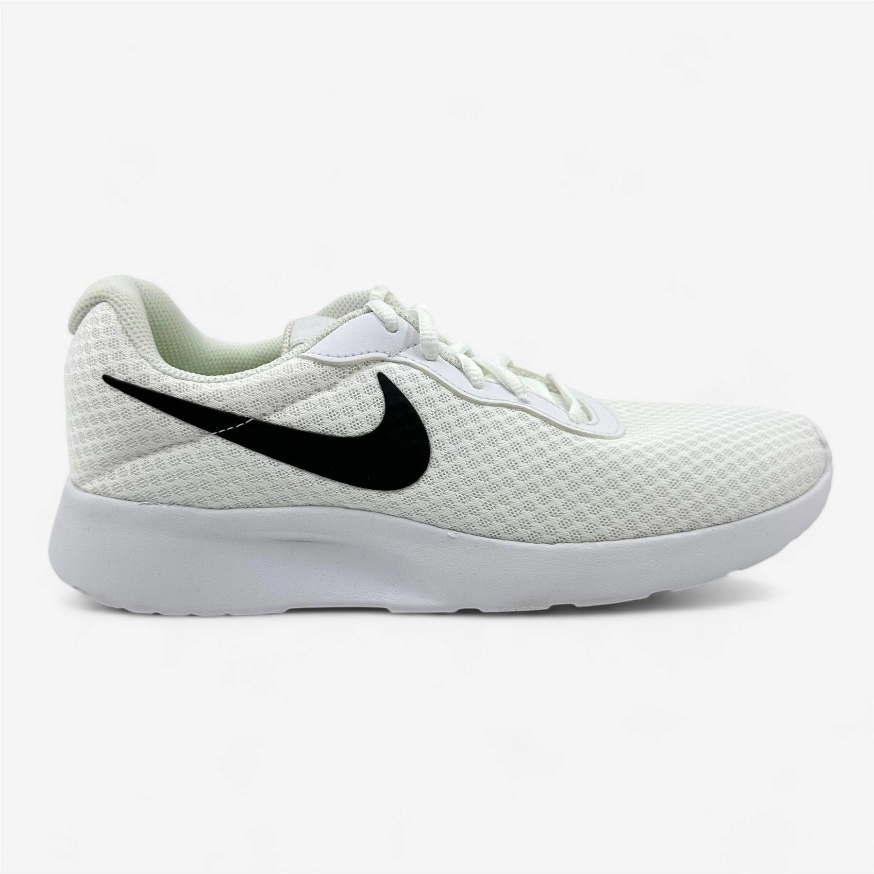 Nike Tanjun White Black Barely Volt Mens Size 8 Athletic Sneaker Best Best Running Shoes