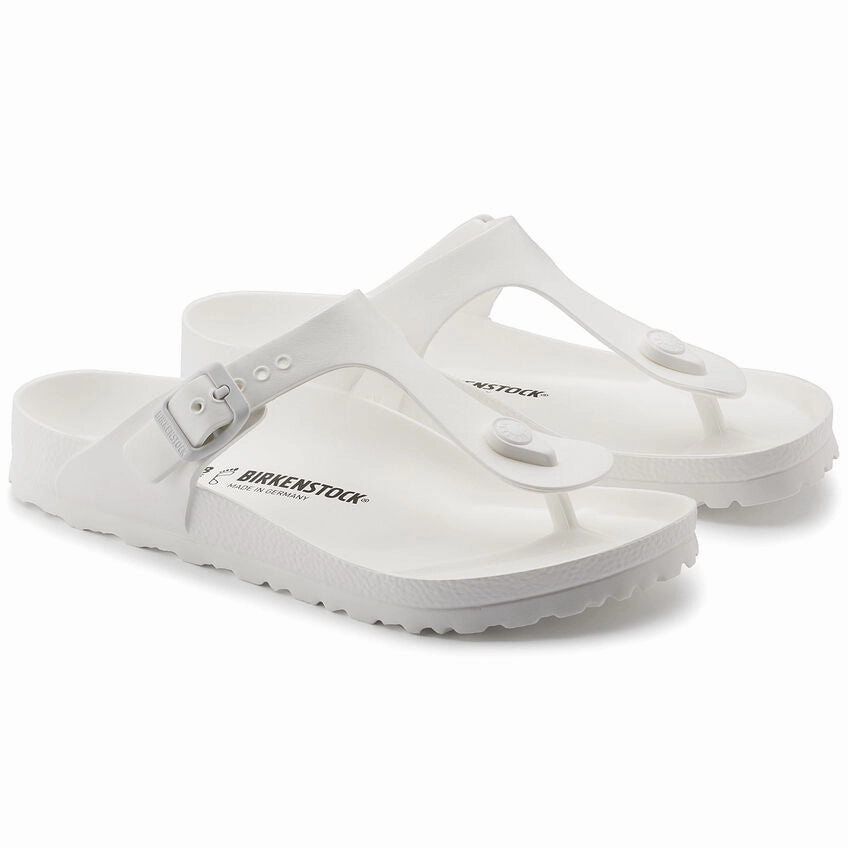 Lightfeet Arch Support Flip Flops BIRKENSTOCK GIZEH EVA WHITE