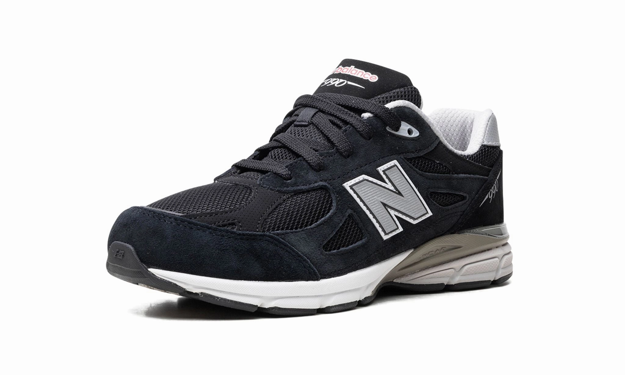 990v3 Big Kid 'Black Grey' Eagles Sneakers