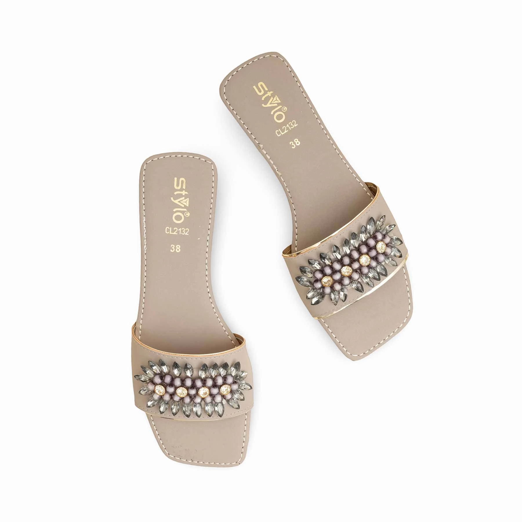 Grey Casual Slipper CL2132 Slippers High End