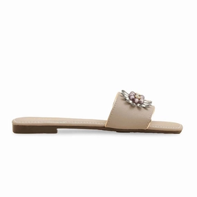 Grey Casual Slipper CL2132 Skin Slippers
