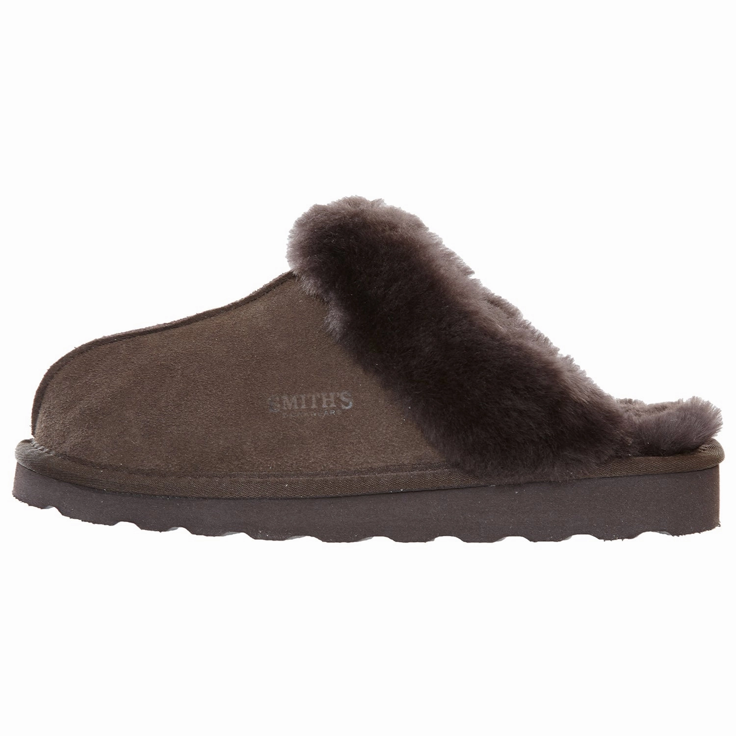 Slippers Embroidered Smith's Work Wear Geninue Plush Australian Shearling & Suede Mule Slippers Womens Style : Wsm30020
