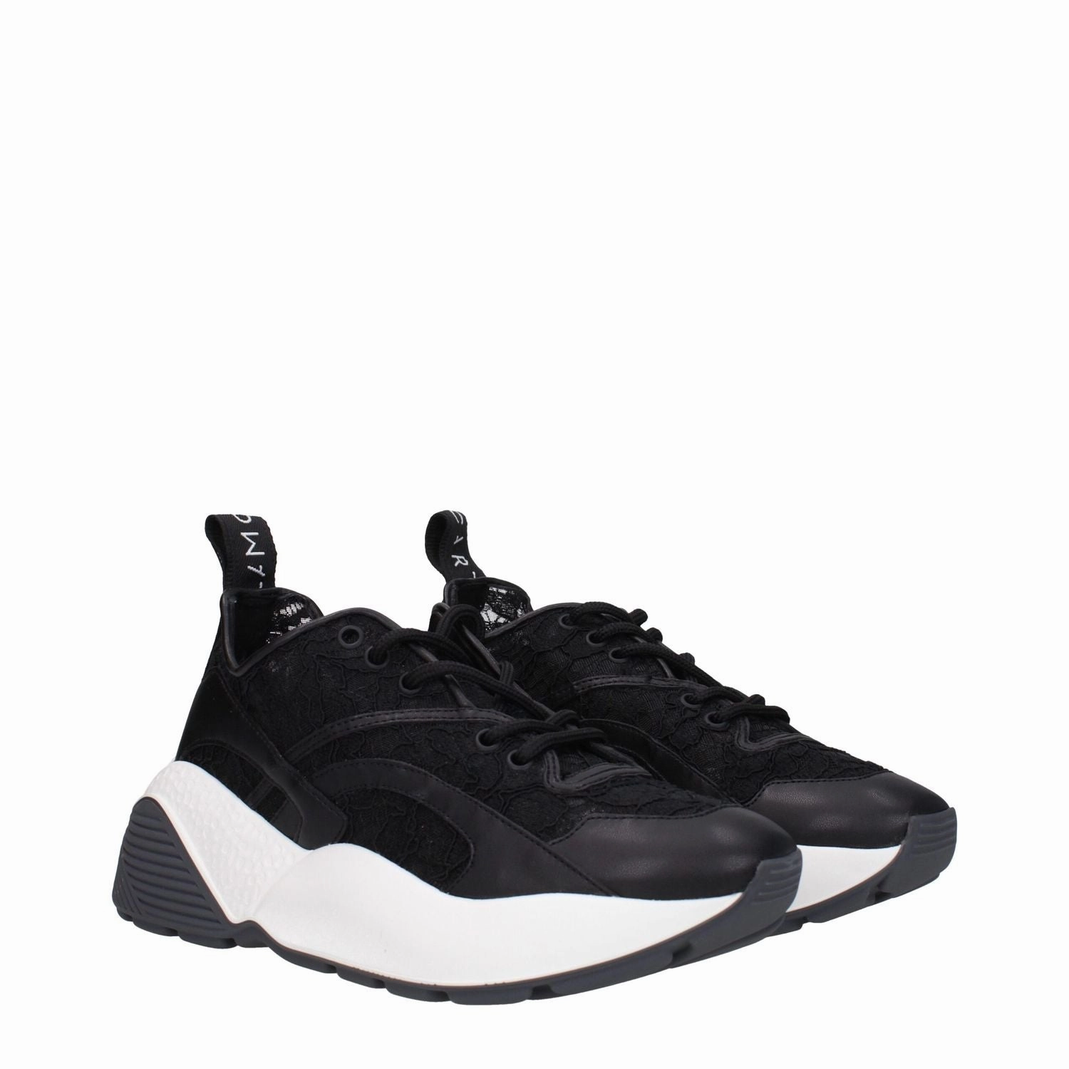 Earth Sneakers Stella McCartney Black Fabric Chunky Sneakers