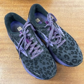 Best Running Shoes For Flat Feet Runners Brooks - Women's Ghost 14 Running Shoes - MSRP $180: Black/Purple/Pink-women-W8.5