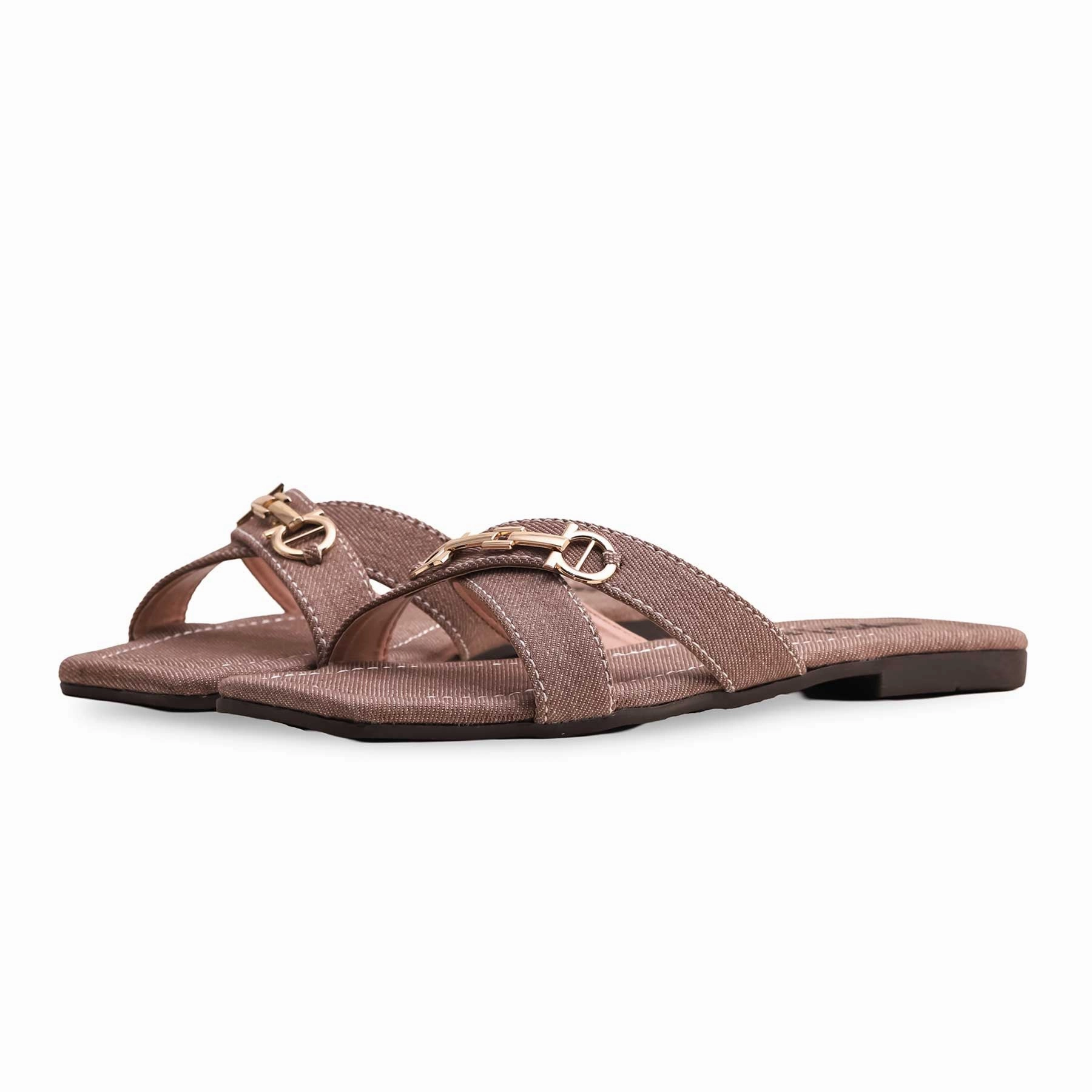 Brown Casual Slipper CL1878 Ballerina Casual Shoes