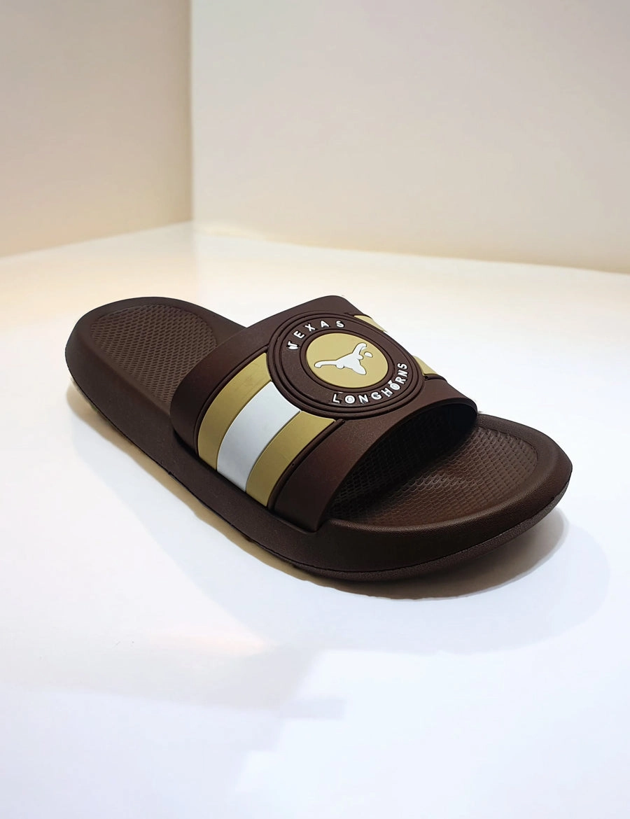 Brown Casual Slipper Pou Slippers