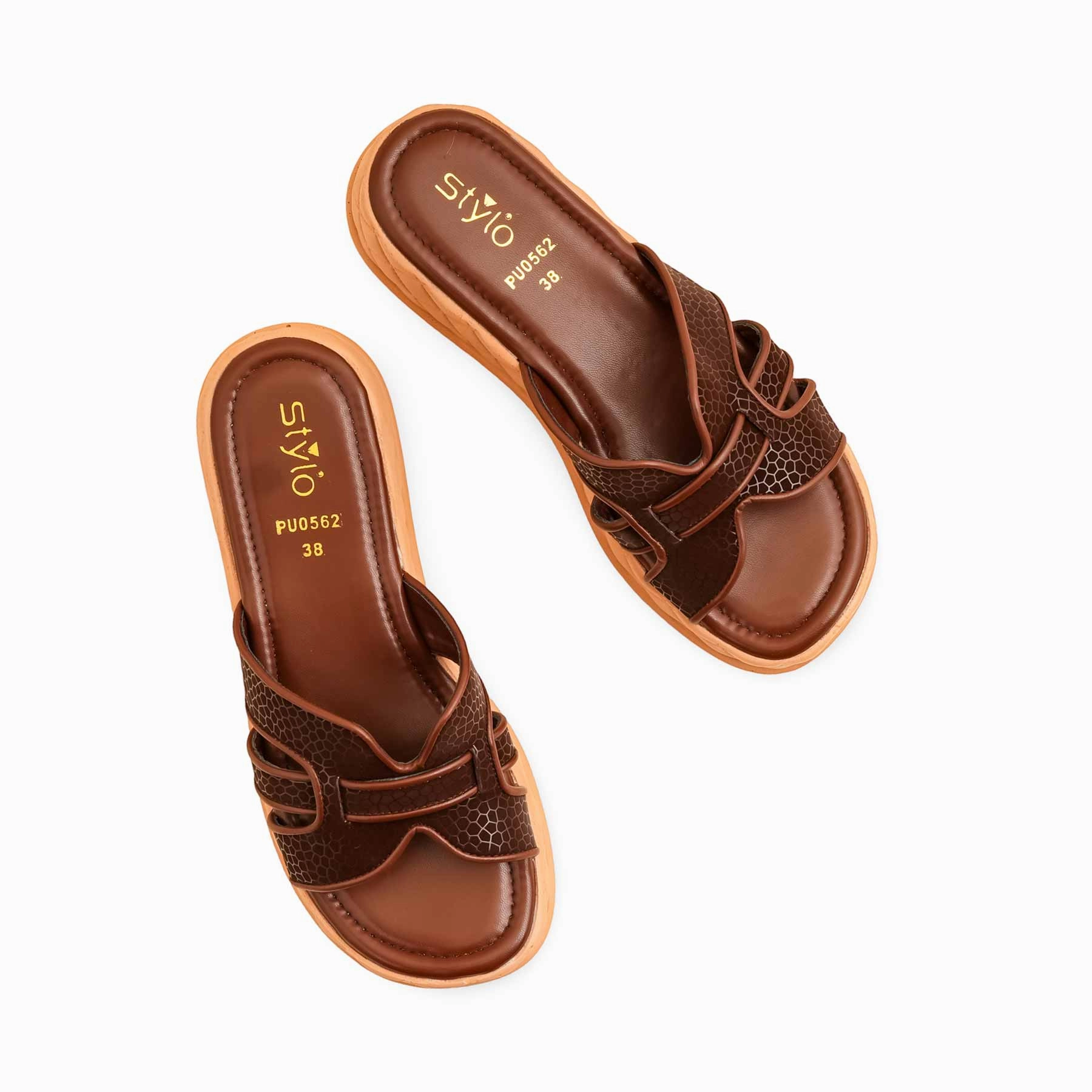 Brown Formal Slipper PU0562 Good Quality Slippers