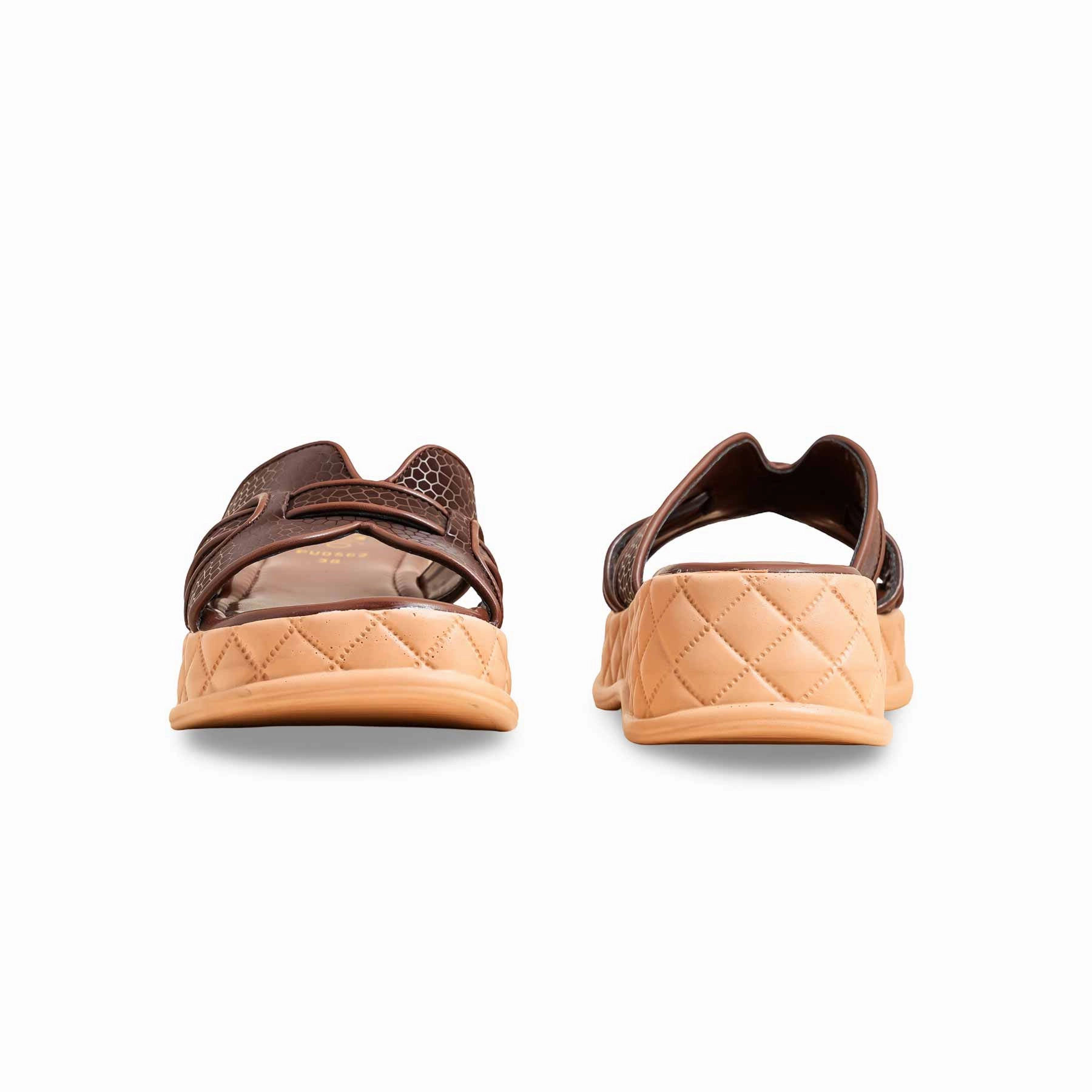 Sherling Slippers Brown Formal Slipper PU0562