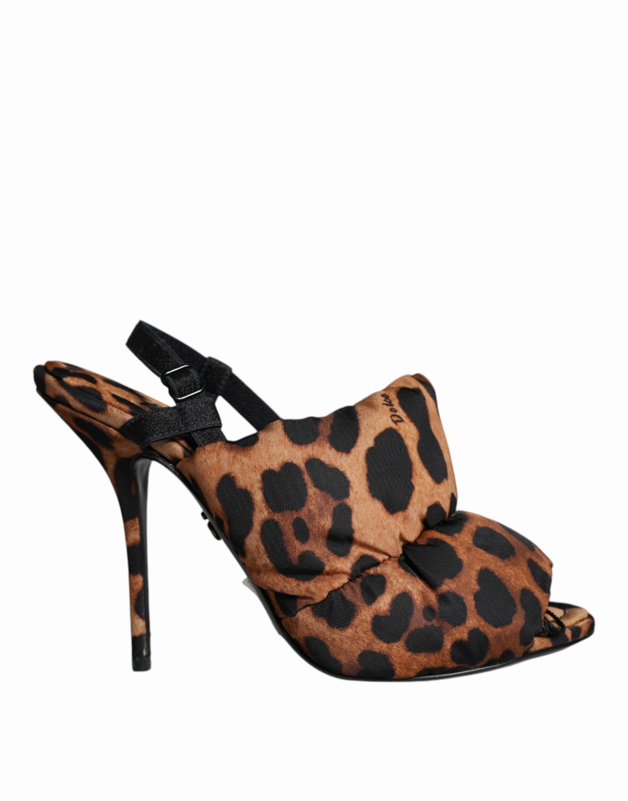 Brown Leopard Keira Slingback Sandals Shoes Ecco Shoes Sandals