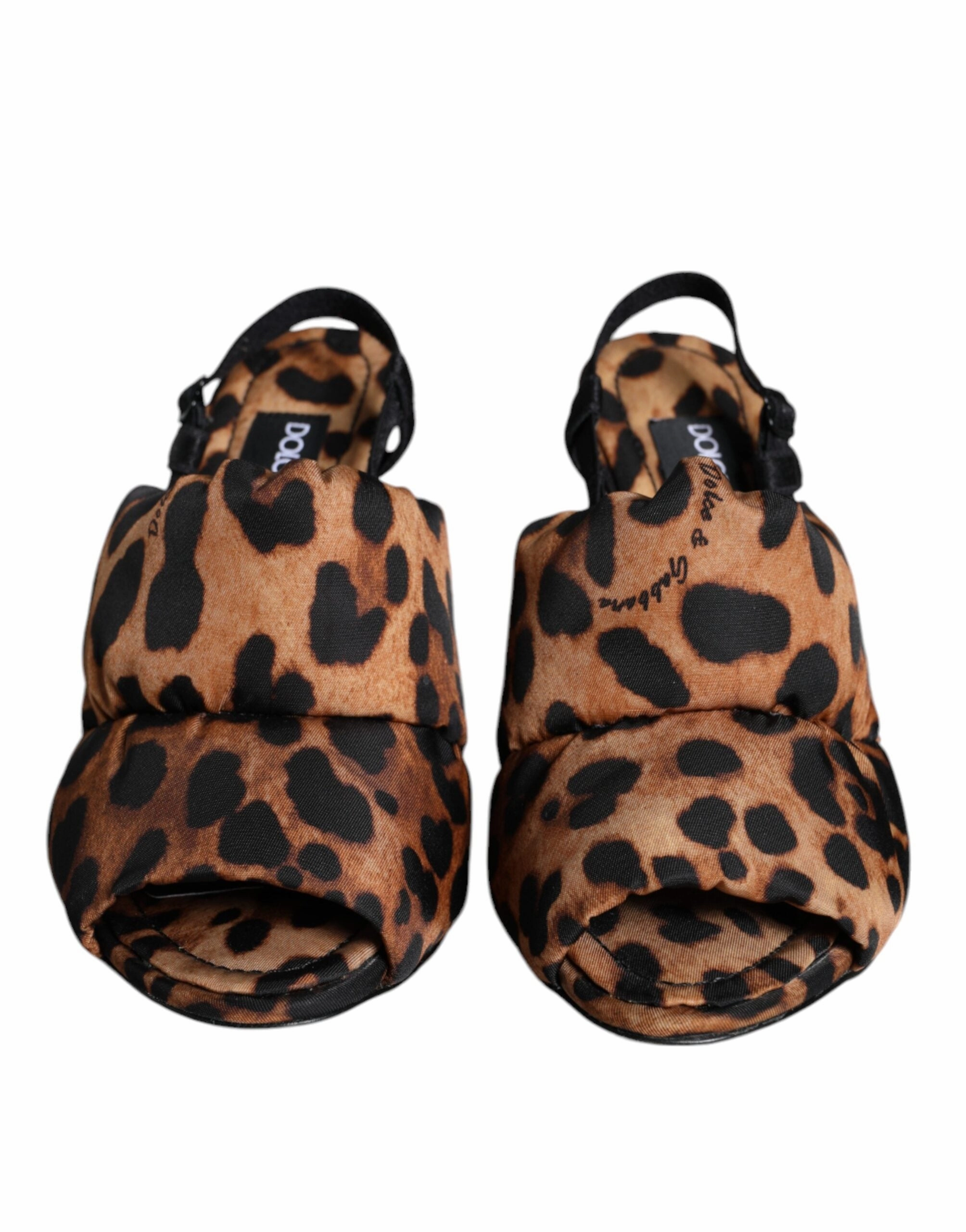 Sandals Curacao Map Brown Leopard Keira Slingback Sandals Shoes