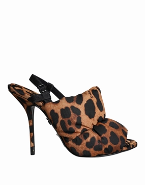 Brown Leopard Keira Slingback Sandals Shoes Sandals Grande St Lucian Spa & Beach Resort