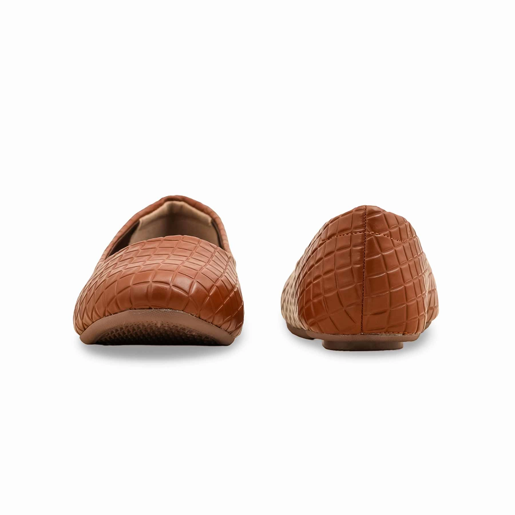 Brown Pumps For Ladies WN1350 Shoes With Insoles For Flat Feet