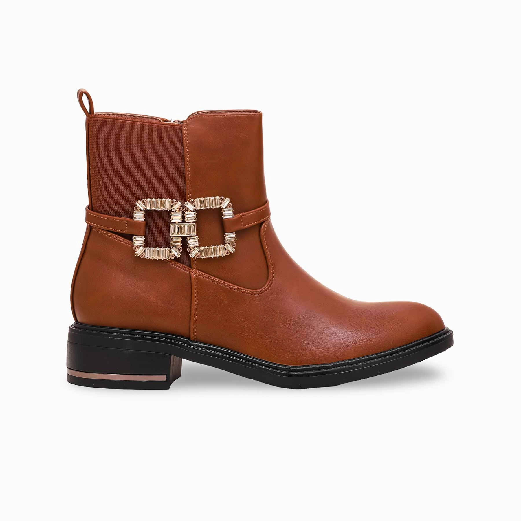 Flat Shoes Cause Knee Pain Brown Women Long Shoes WN9016