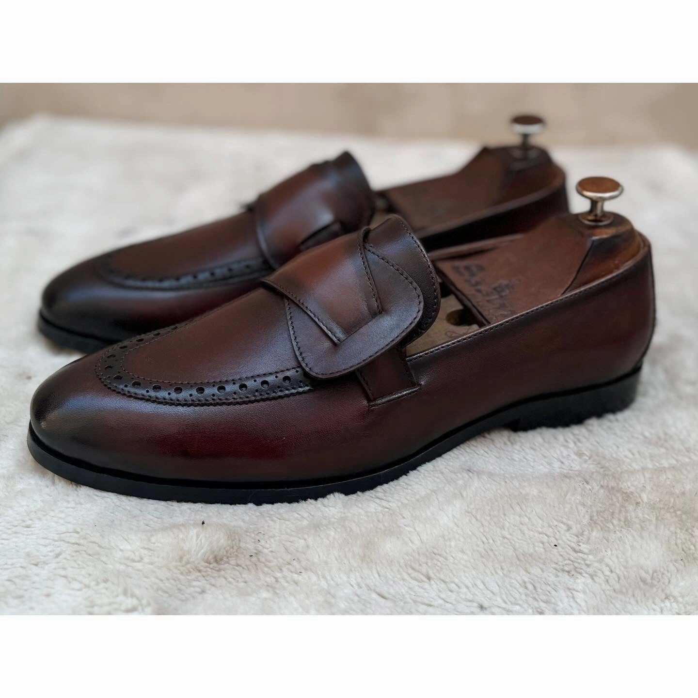 Butterfly Loafers Brown Loafers Zebra Print