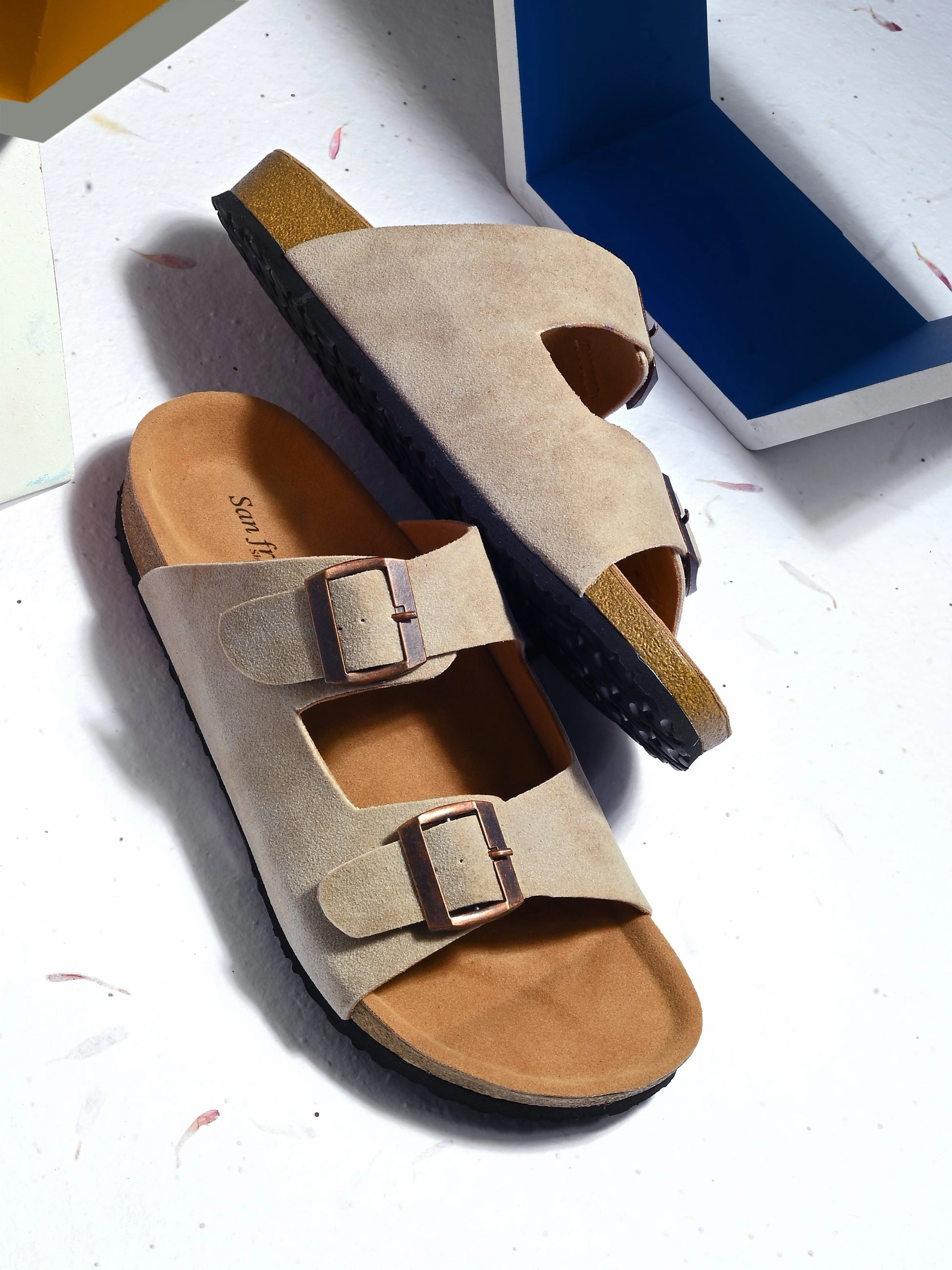 Byron Grey Comfort Slippers H Slippers