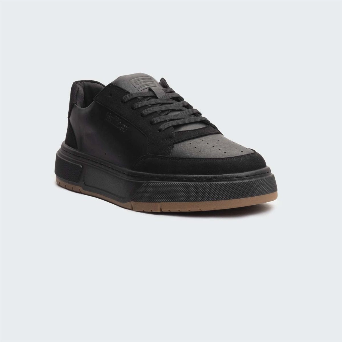 Casual Formal Shoe Caliber Shoes Black Casual Sneakers For Men ( URBANE 566SR )