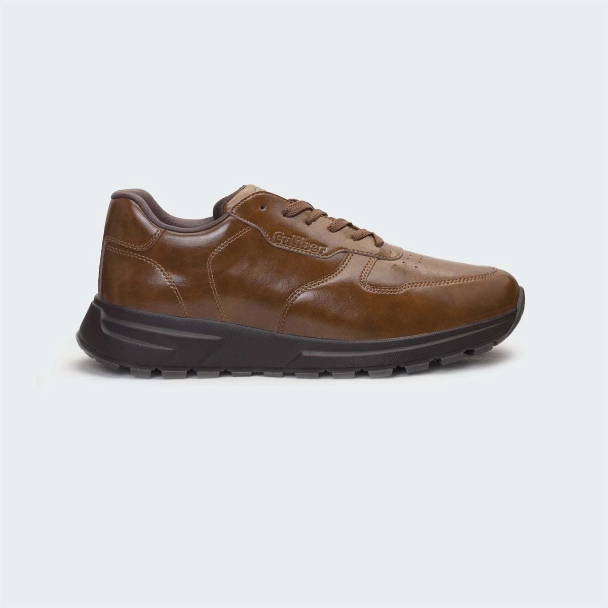 Caliber Shoes Coffee Casual Sneakers For Men ( RAPHAEL 570S ) Casual Shoes At Macys