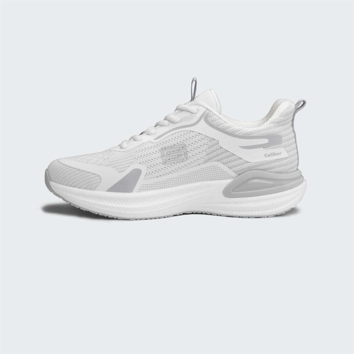 Sneakers From Italy Caliber Shoes White Sport Shoes For Men ( BRETT 744 )