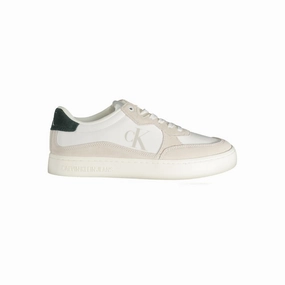 Best Casual Sneakers Calvin Klein White Leather Men Sneaker