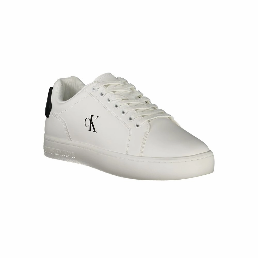 New Born Sneakers Calvin Klein White Leather Men Sneaker
