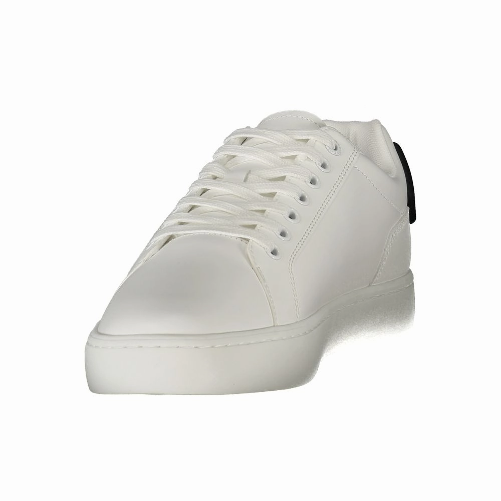 Calvin Klein White Leather Men Sneaker Tigers Sneakers