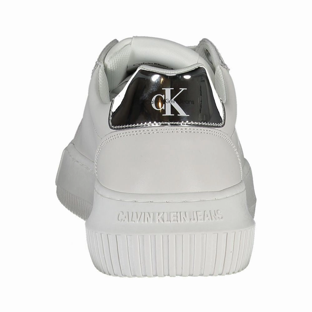 Ballet Sneakers Calvin Klein White Polyester Sneaker