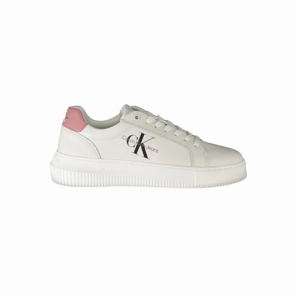Calvin Klein White Polyester Sneaker Wnba Sneakers