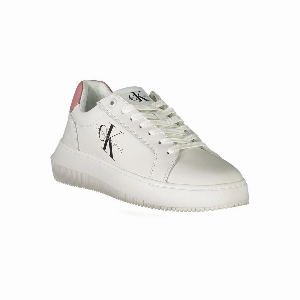 Orthofeet Sneakers Calvin Klein White Polyester Sneaker
