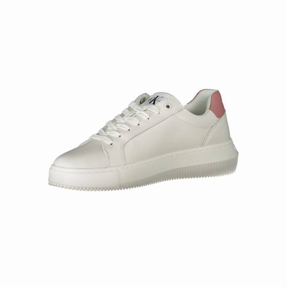 Calvin Klein White Polyester Sneaker Barefoot Running Sneakers