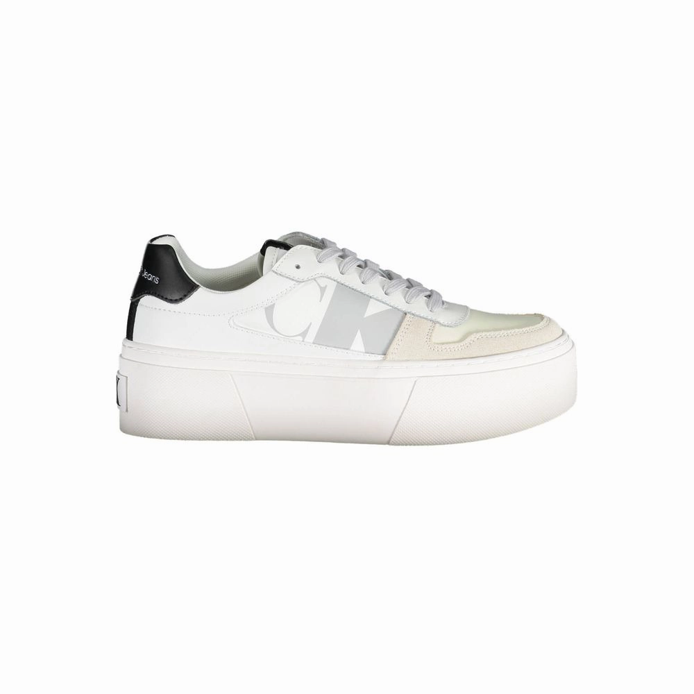 8.5 Sneakers Calvin Klein White Polyester Sneaker