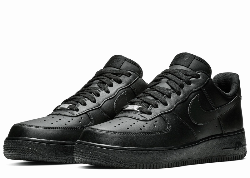 NIKE AIR FORCE 1 LOW '07 BLACK Carbon Plated Asics