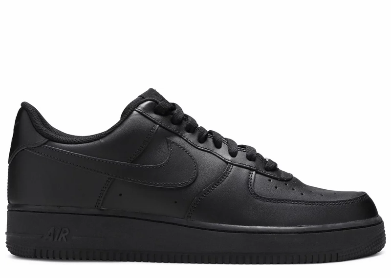 NIKE AIR FORCE 1 LOW '07 BLACK Asics Indoor Track Shoes
