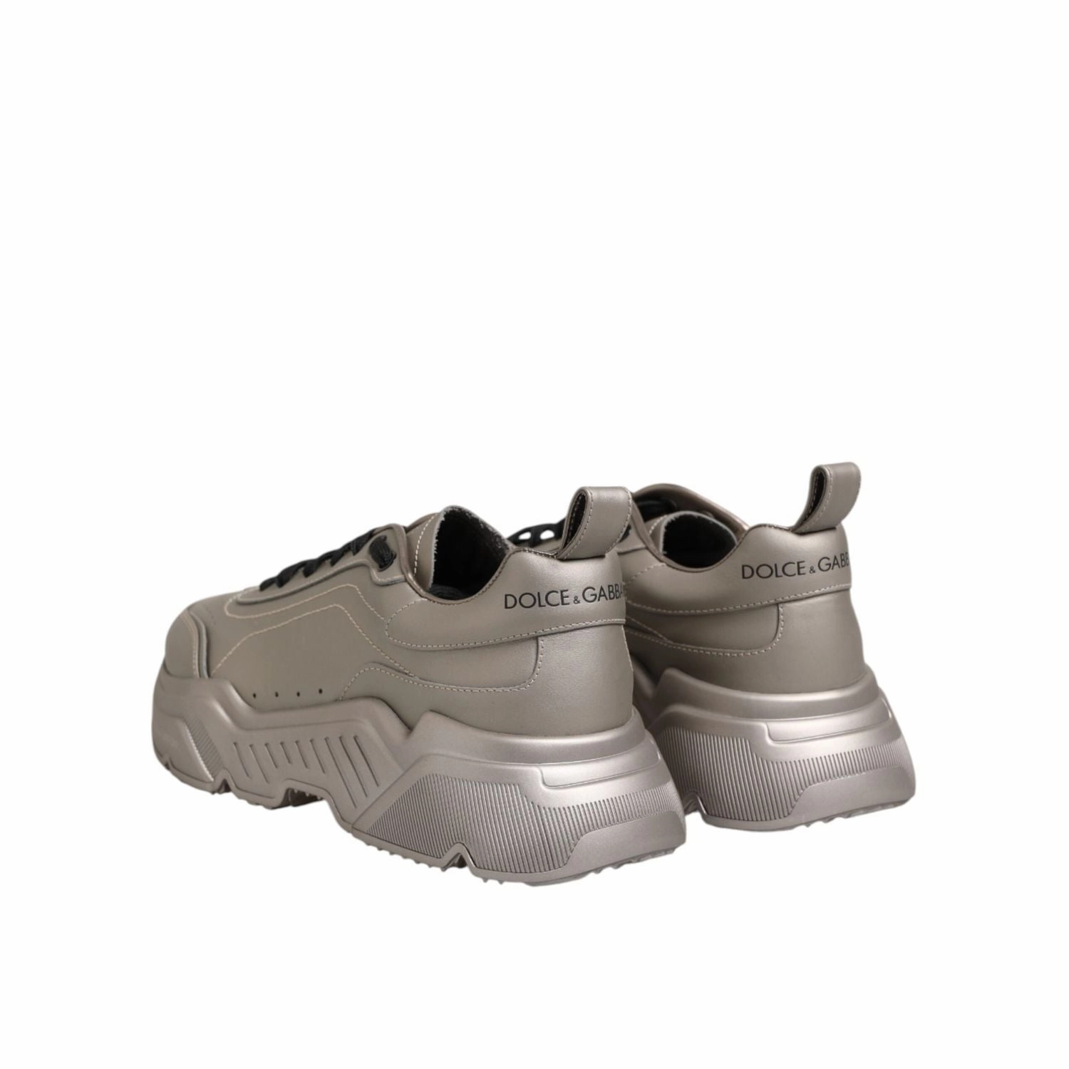 Hello Kitty Sneakers Dolce & Gabbana Silver DAYMASTER Leather Men Sneakers Shoes